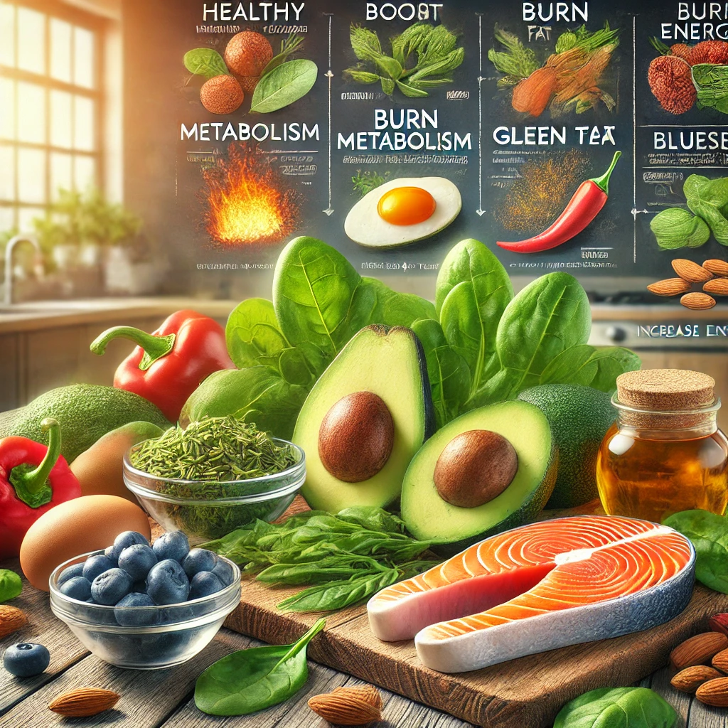 11 Healthy Fat-Burning Foods to Boost Metabolism & Lose Weight!
