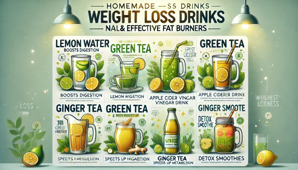15 Homemade Weight Loss Drinks: Natural & Effective Fat Burners
