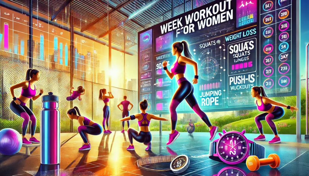 4-Week Workout Plan for Women: Lose Weight & Get Fit Fast!