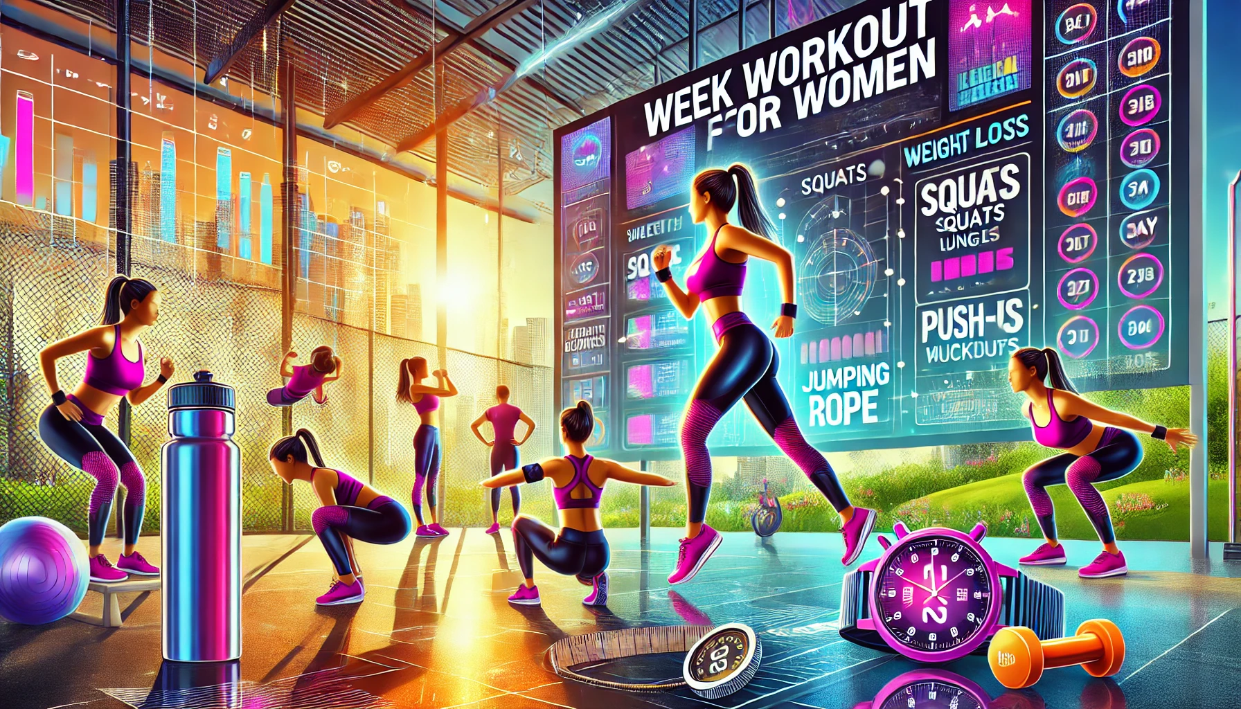 4-Week Workout Plan for Women: Lose Weight & Get Fit Fast!