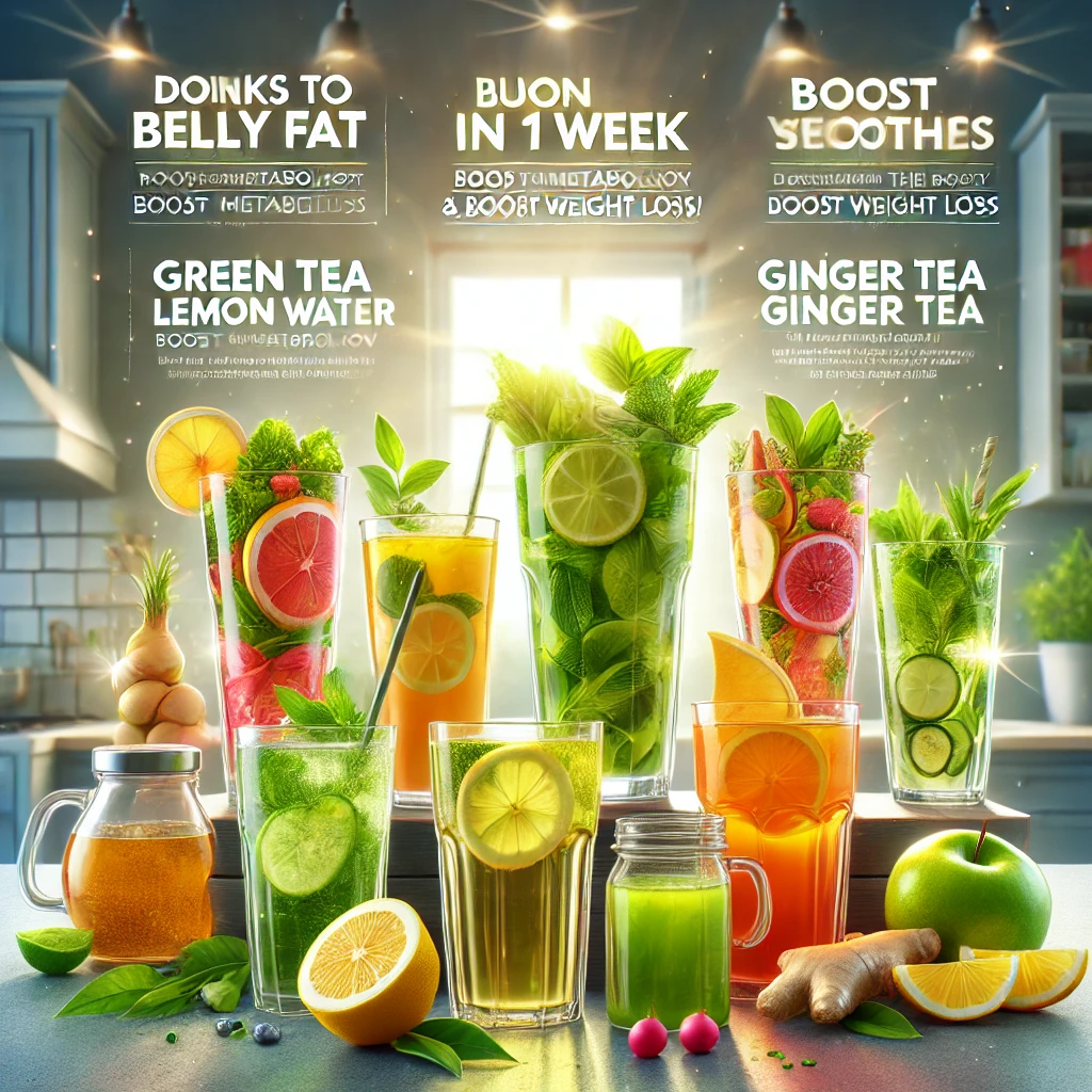 Best Drinks to Lose Belly Fat in 1 Week & Boost Weight Loss!