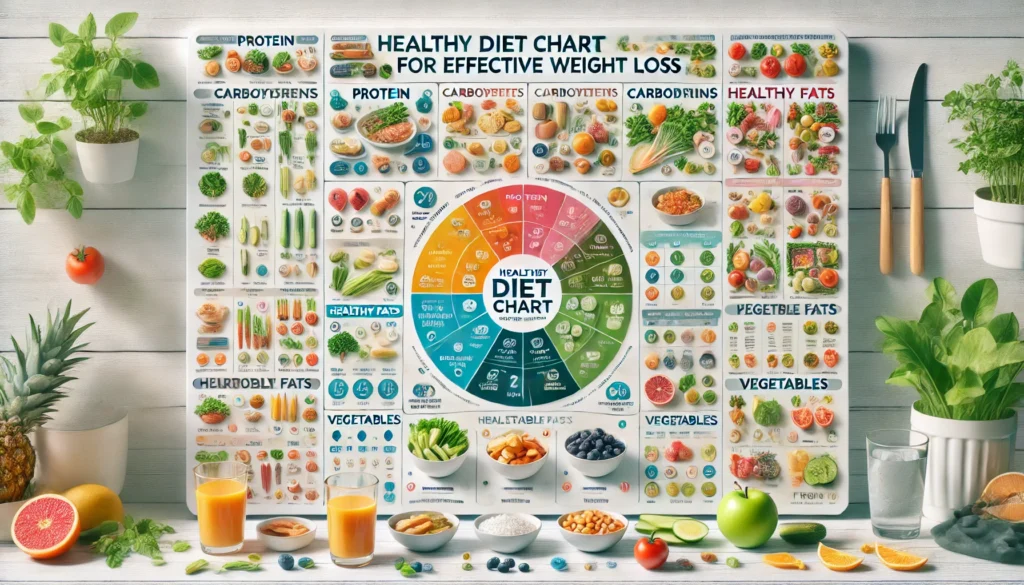 Healthy Diet Chart for Effective Weight Loss