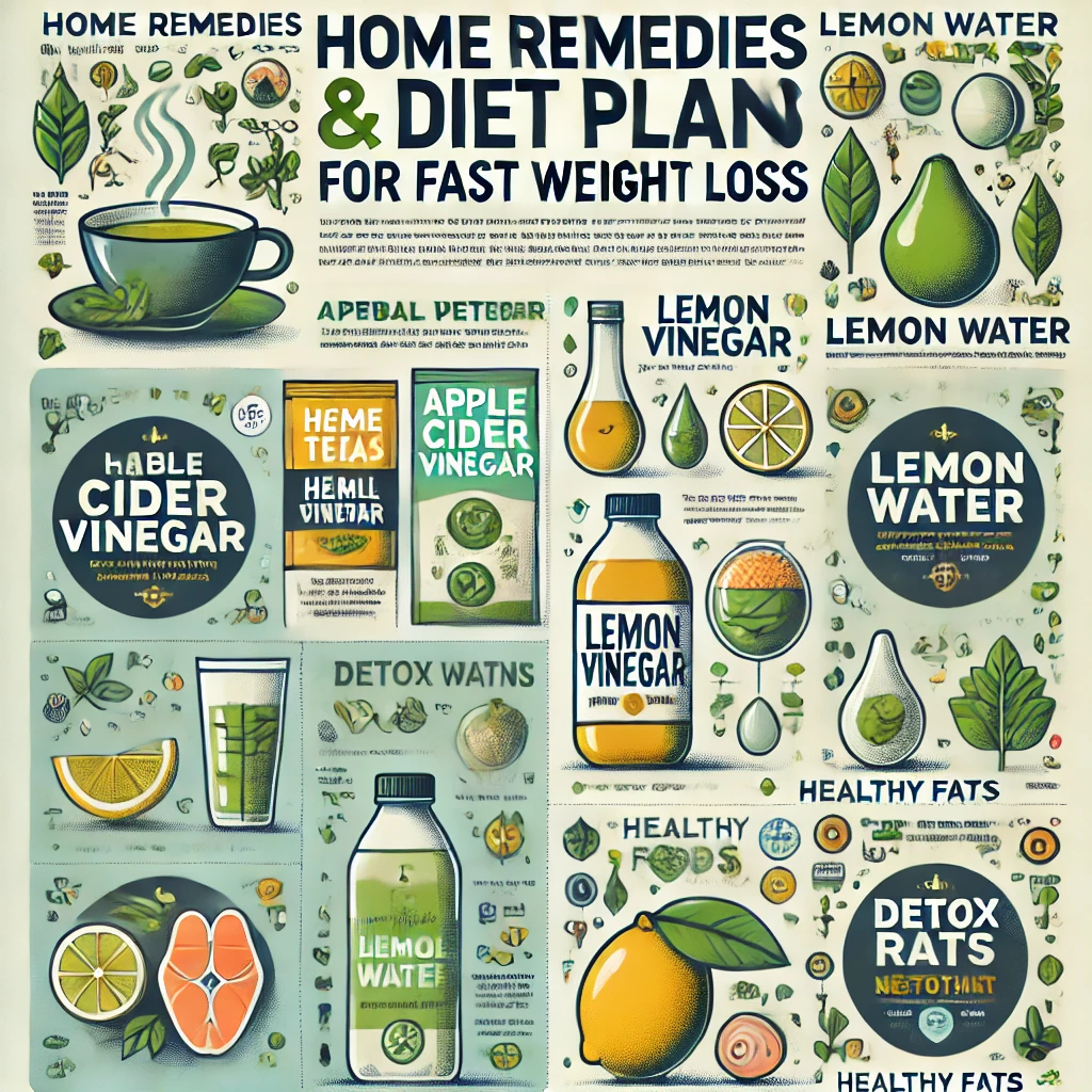 Home Remedies & Diet Plan for Fast Weight Loss
