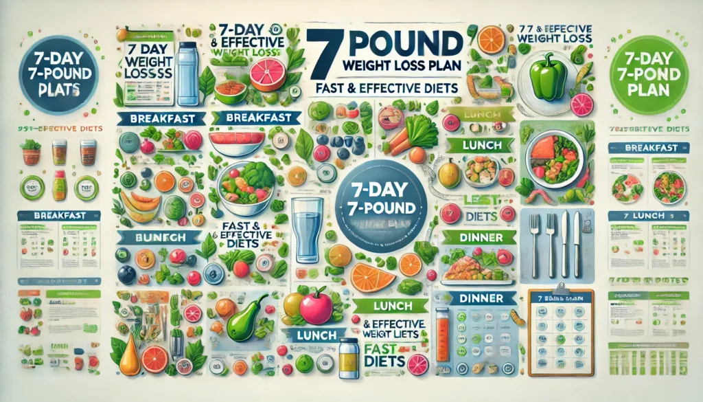 7-Day, 7-Pound Weight Loss Plans Fast & Effective Diets