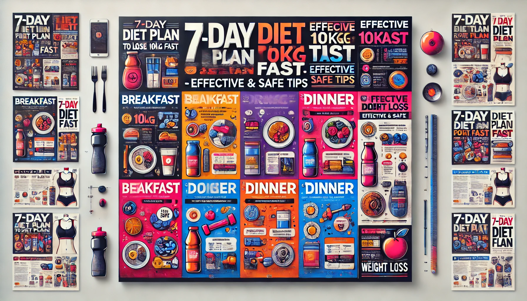 7-Day Diet Plan to Lose 10KG Fast – Effective & Safe Tips