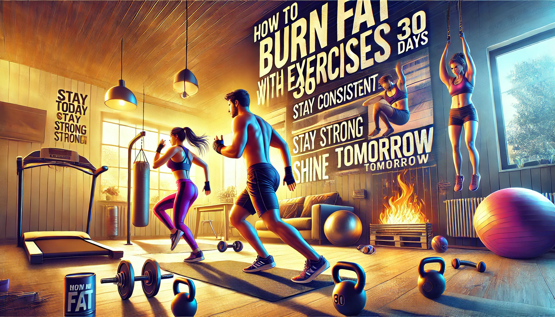 How to Burn Fat with Exercises in 30 Days | Fast & Effective Workouts