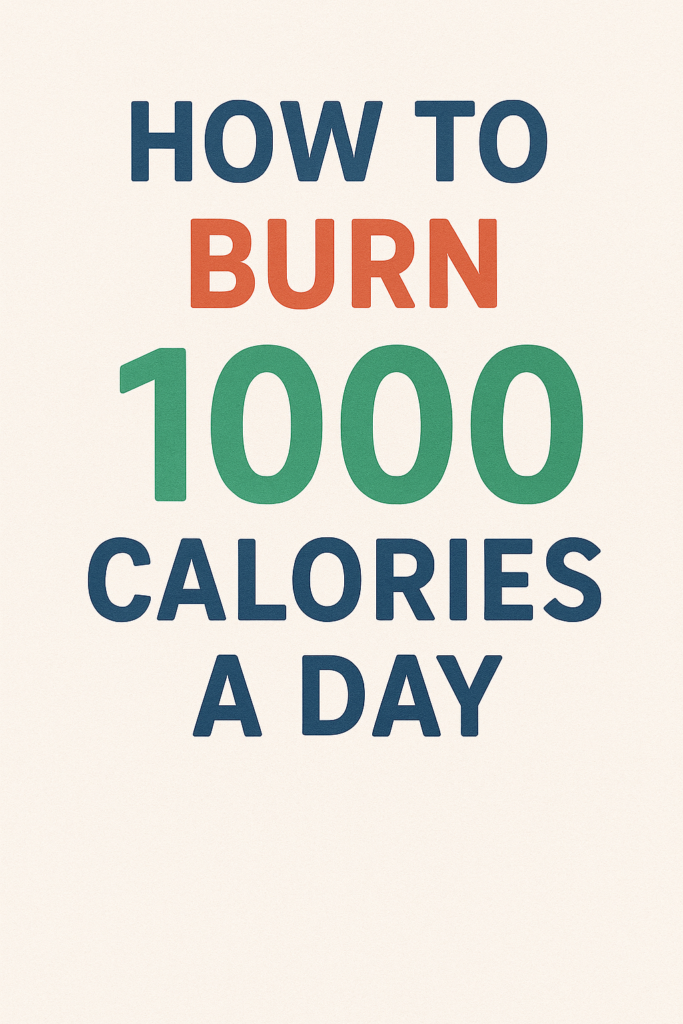 How to Burn 1000 Calories a Day Best Workouts & Tips